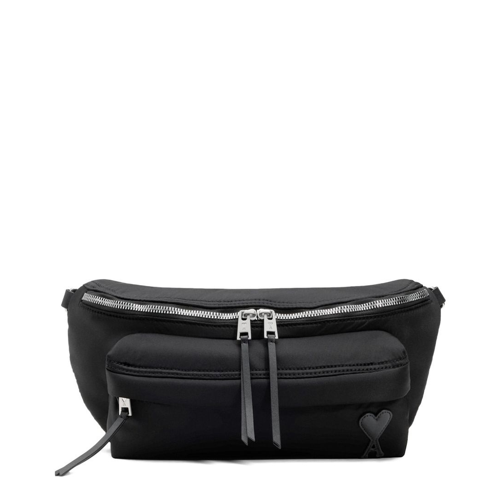 Black Nylon Canvas Bumbag