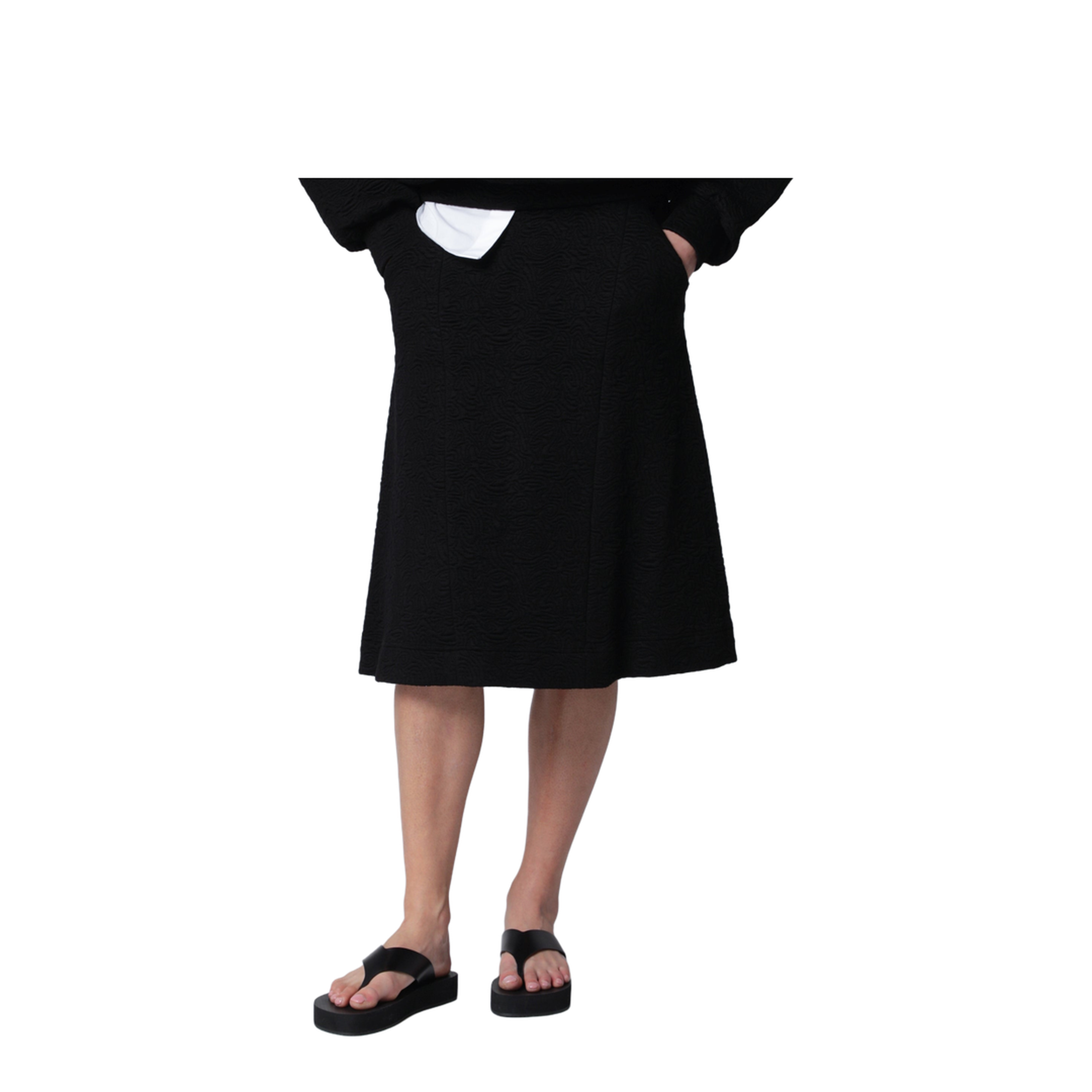 MAYFEYR - Dries Van Noten - Black Viscose-Blend Skirt - 111603050900