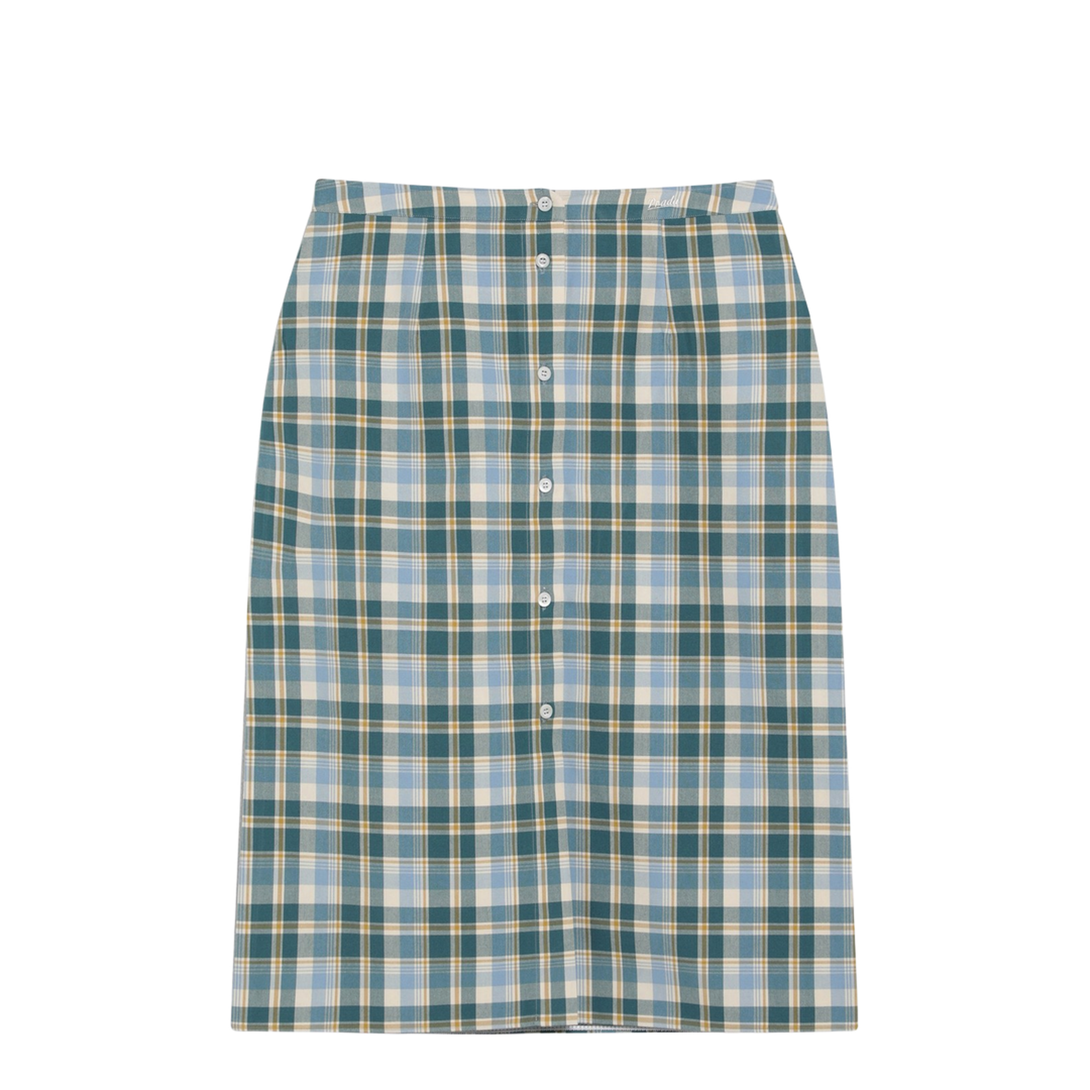 Ottanio Pencil Skirt with Check Pattern