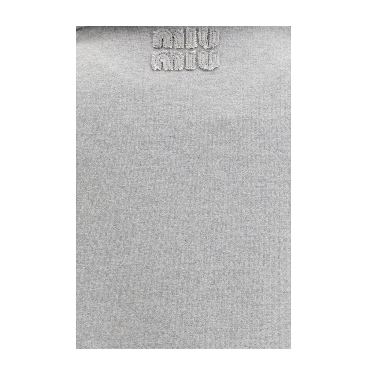 MAYFEYR - Miu Miu - Sweatshirt With Oblique Zip Closure - MJLA04SOOO18S8F0031