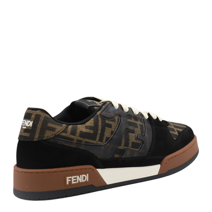 Match Sneaker in Black/Tabacco FF Jacquard