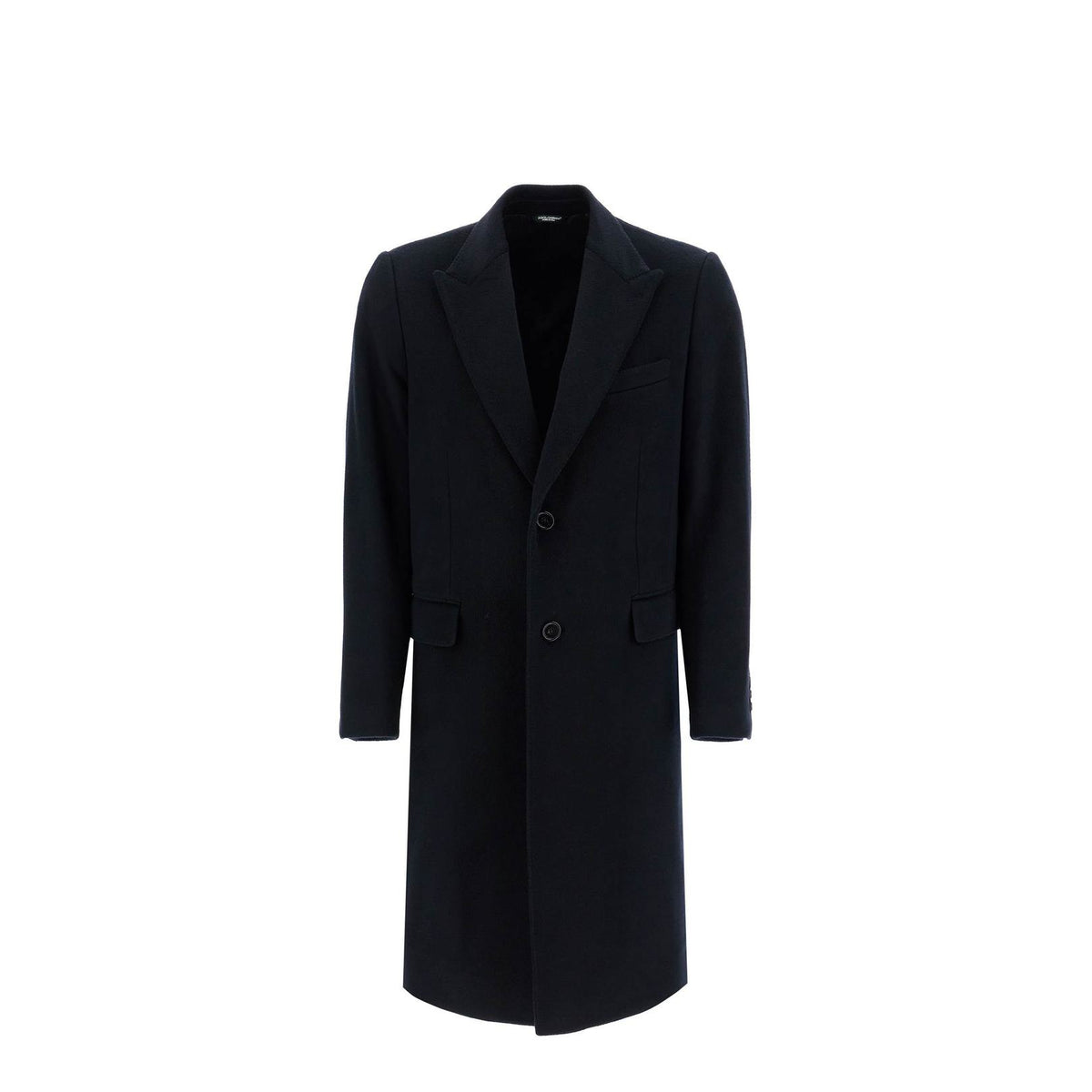 Dolce & Gabbana single-breasted cashmere coat