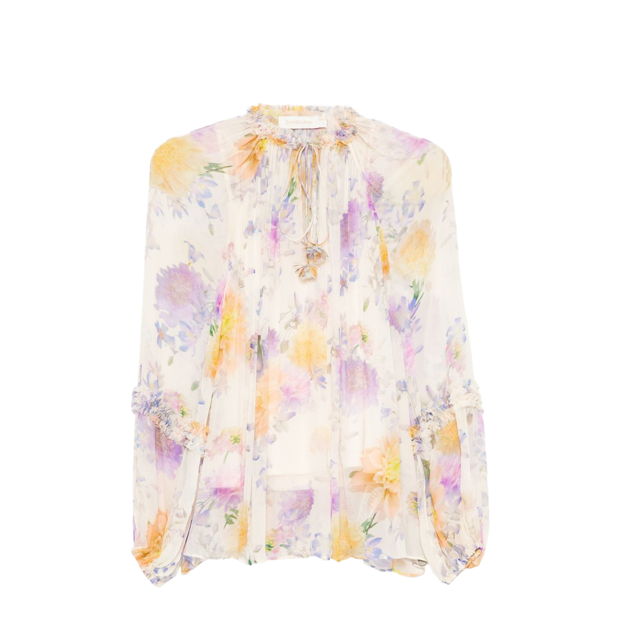 Luna Ruffle Floral Blouse