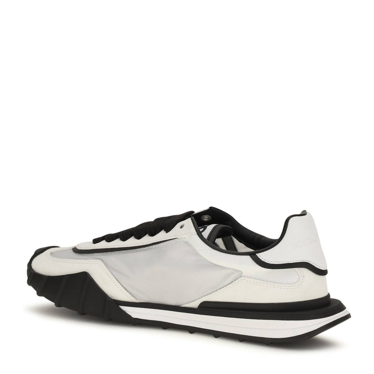 Dg Logo Leather Sneakers