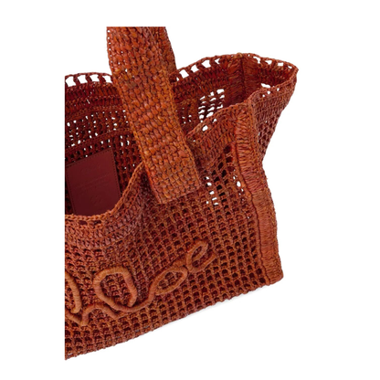 MAYFEYR - Chloè - East-West Summer Banana Raffia Tote Bag - CH26US904P08