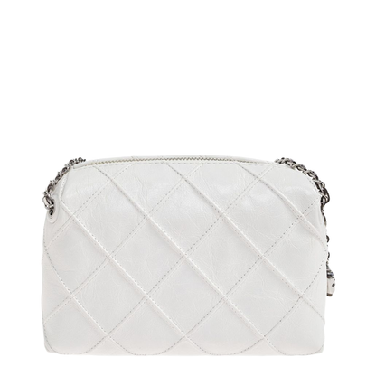 Fleming Soft Crossbody Bag Napa Leather - Vanilla Soft Serve