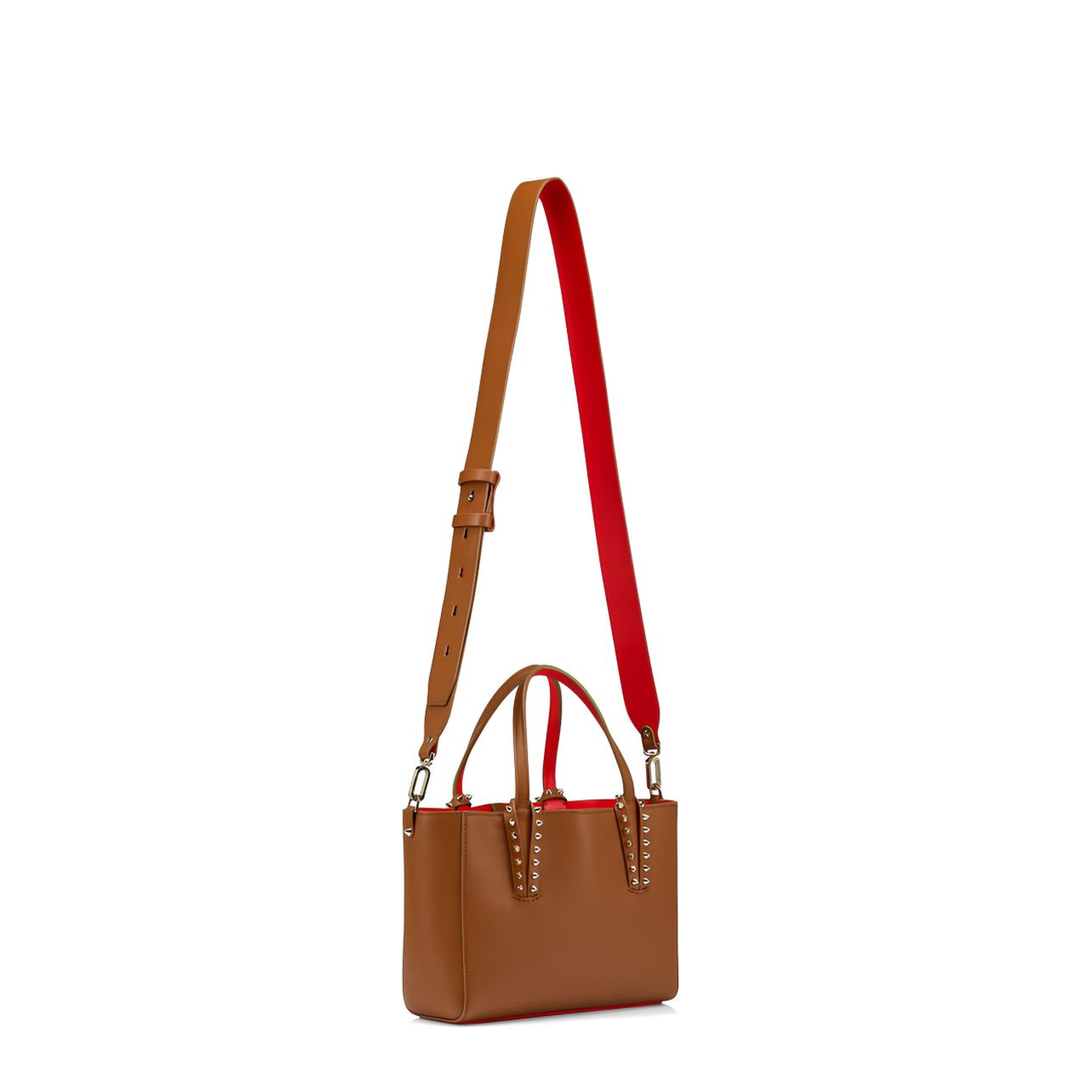 Grained Calf Leather Tote Bag - Cuoio
