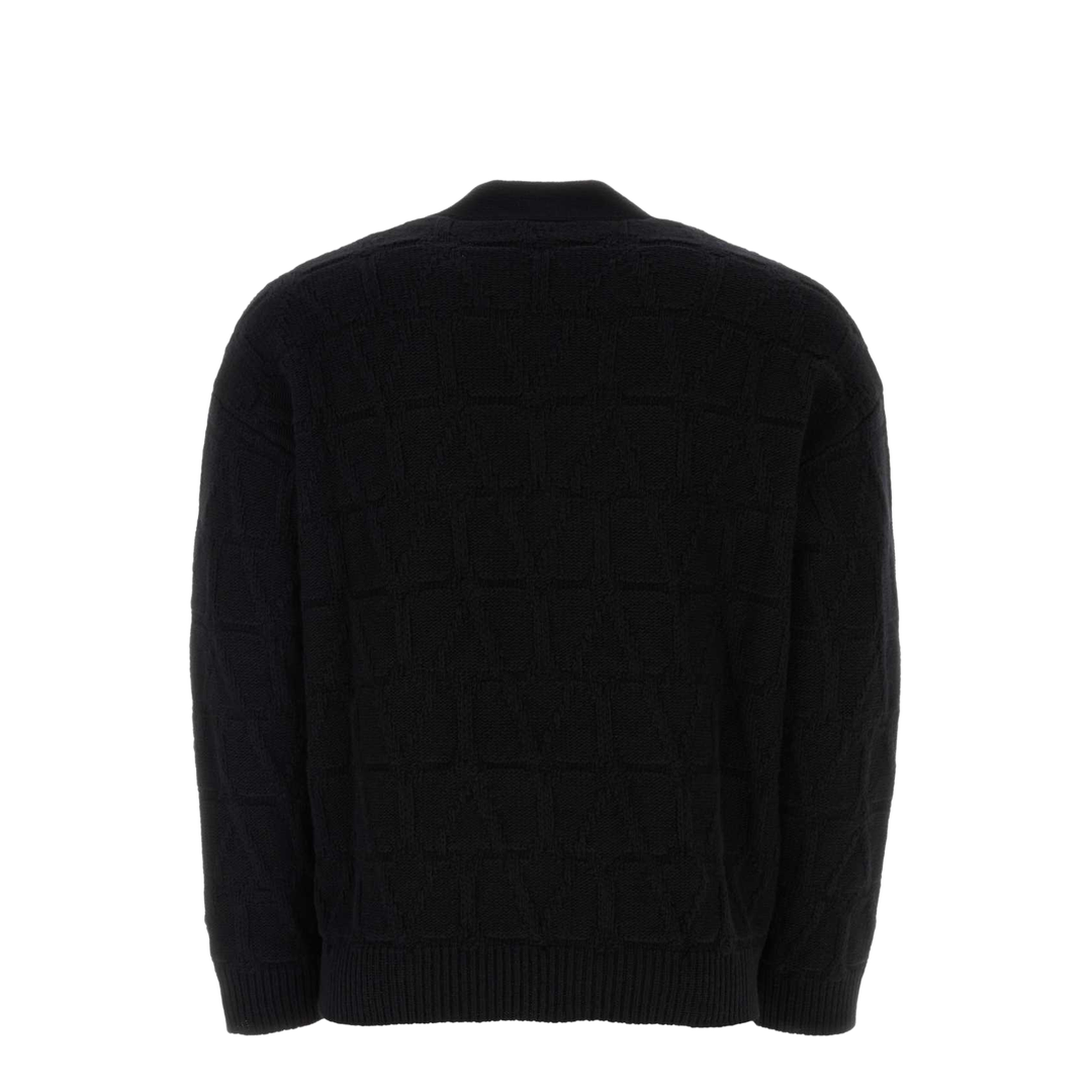 Black Wool Cardigan