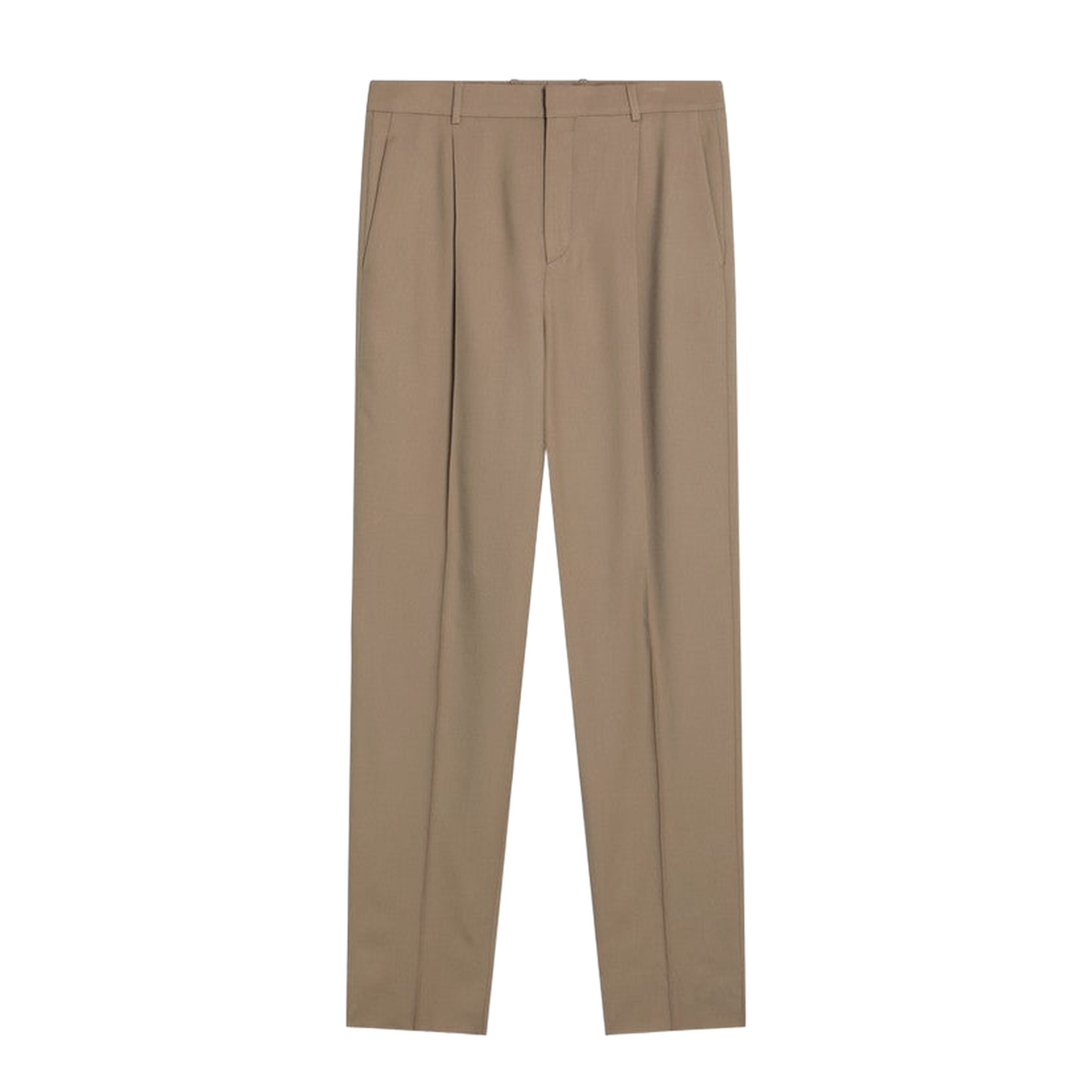 Beige Wool Trousers