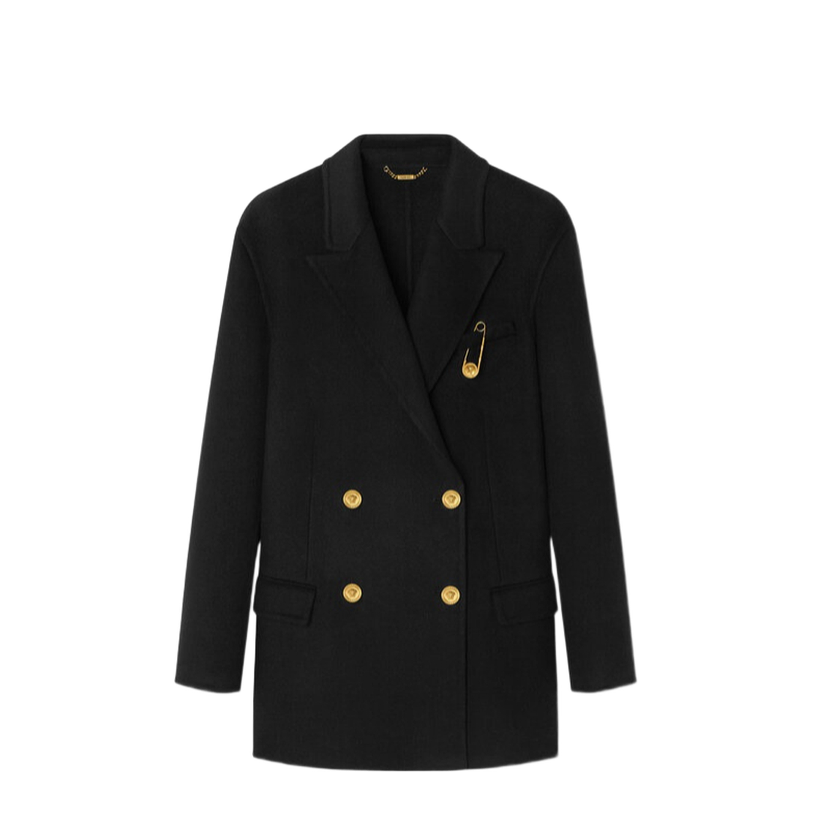 Wool and Cachemire Double-breasted Coat