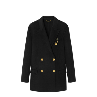 Wool and Cachemire Double-breasted Coat