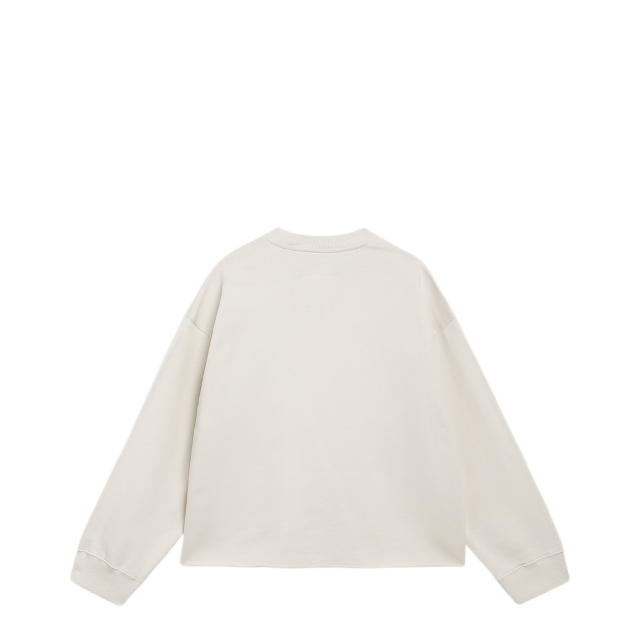 MAYFEYR - Mm6 Maison Margiela - Cru Fleece Sweatshirt With Logo Print - S52GU0260M25025103