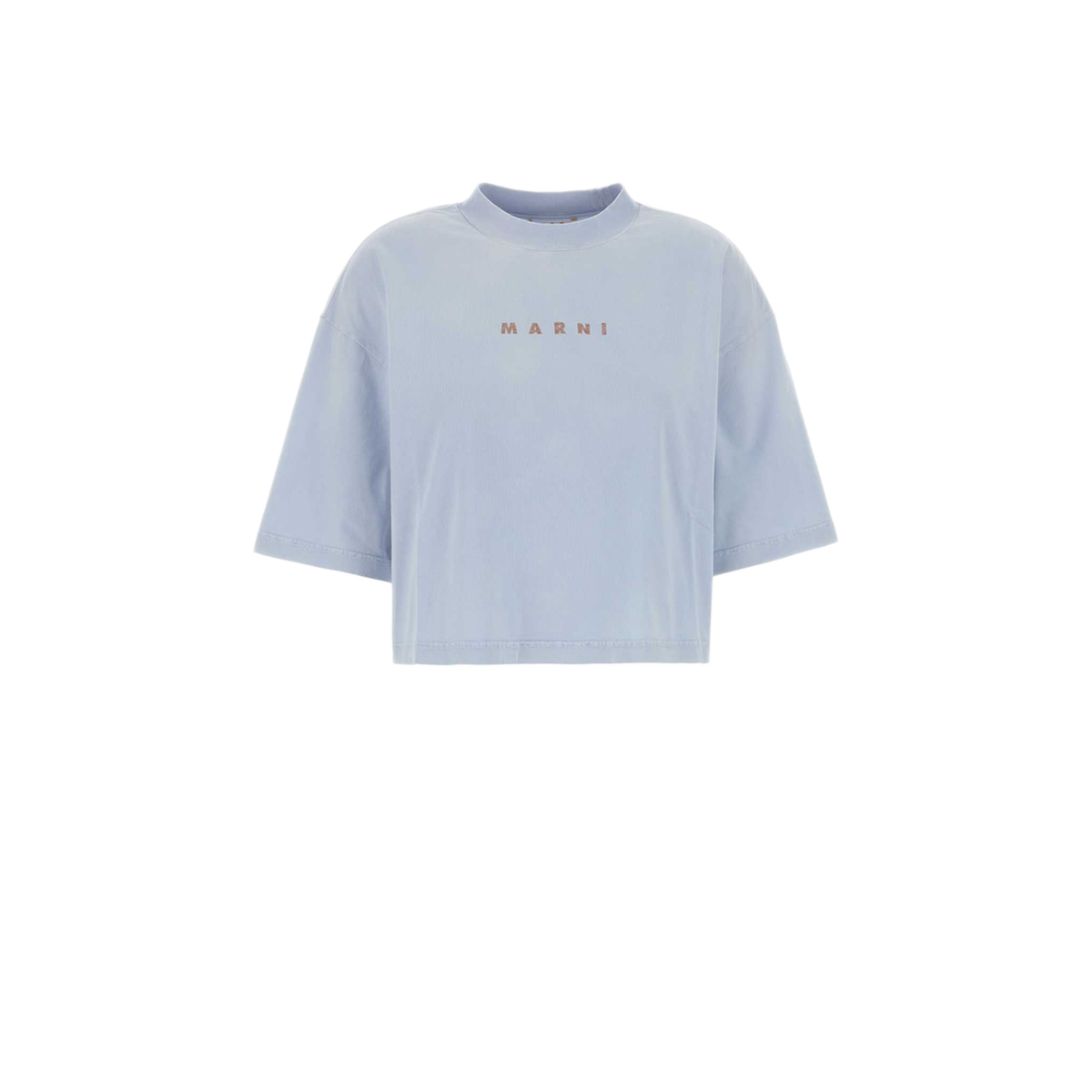 MAYFEYR - Marni - Powder Blue Cotton T Shirt - THJE0333GPUSCZ20LOB21