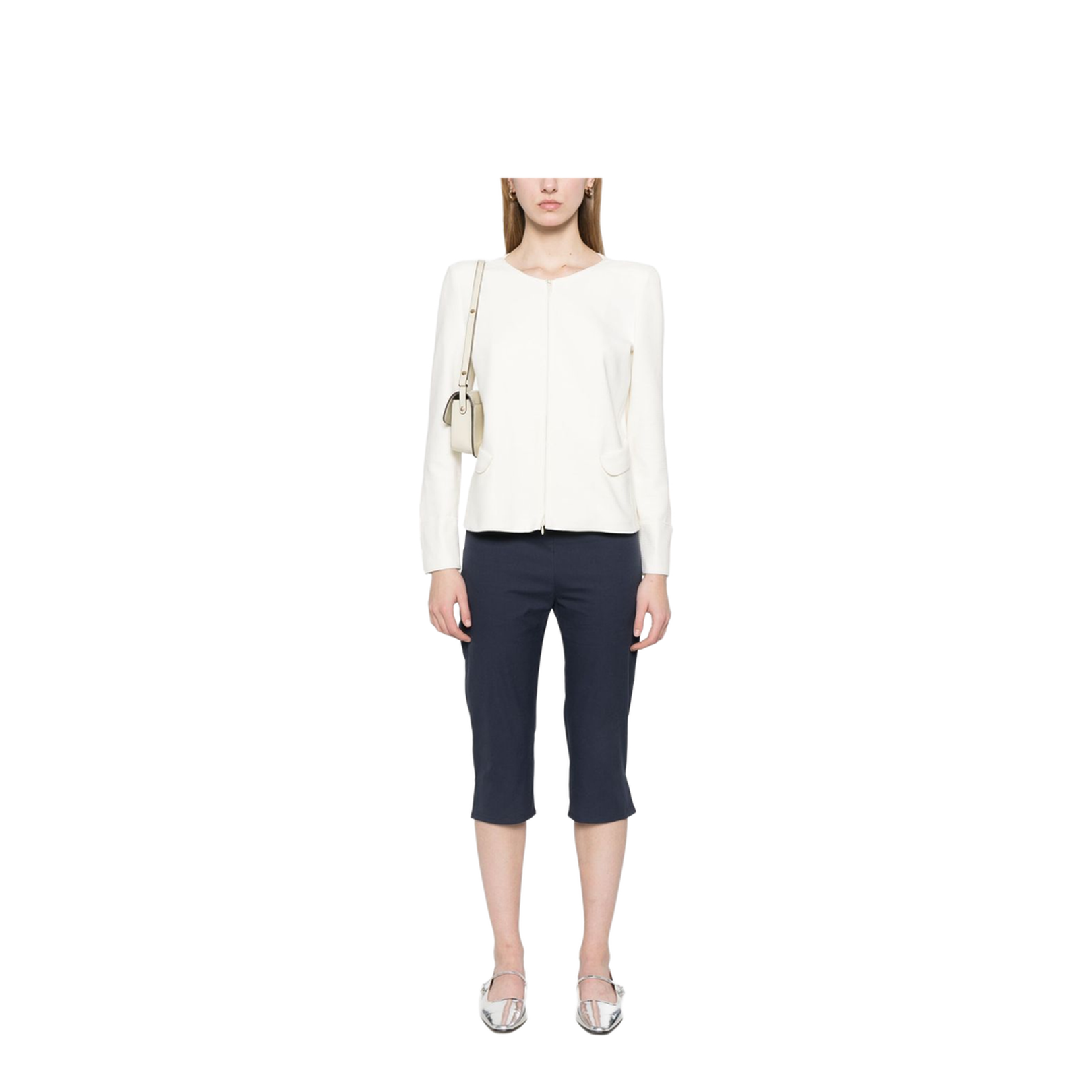 Ottoman Jersey Zip-Up Jacket