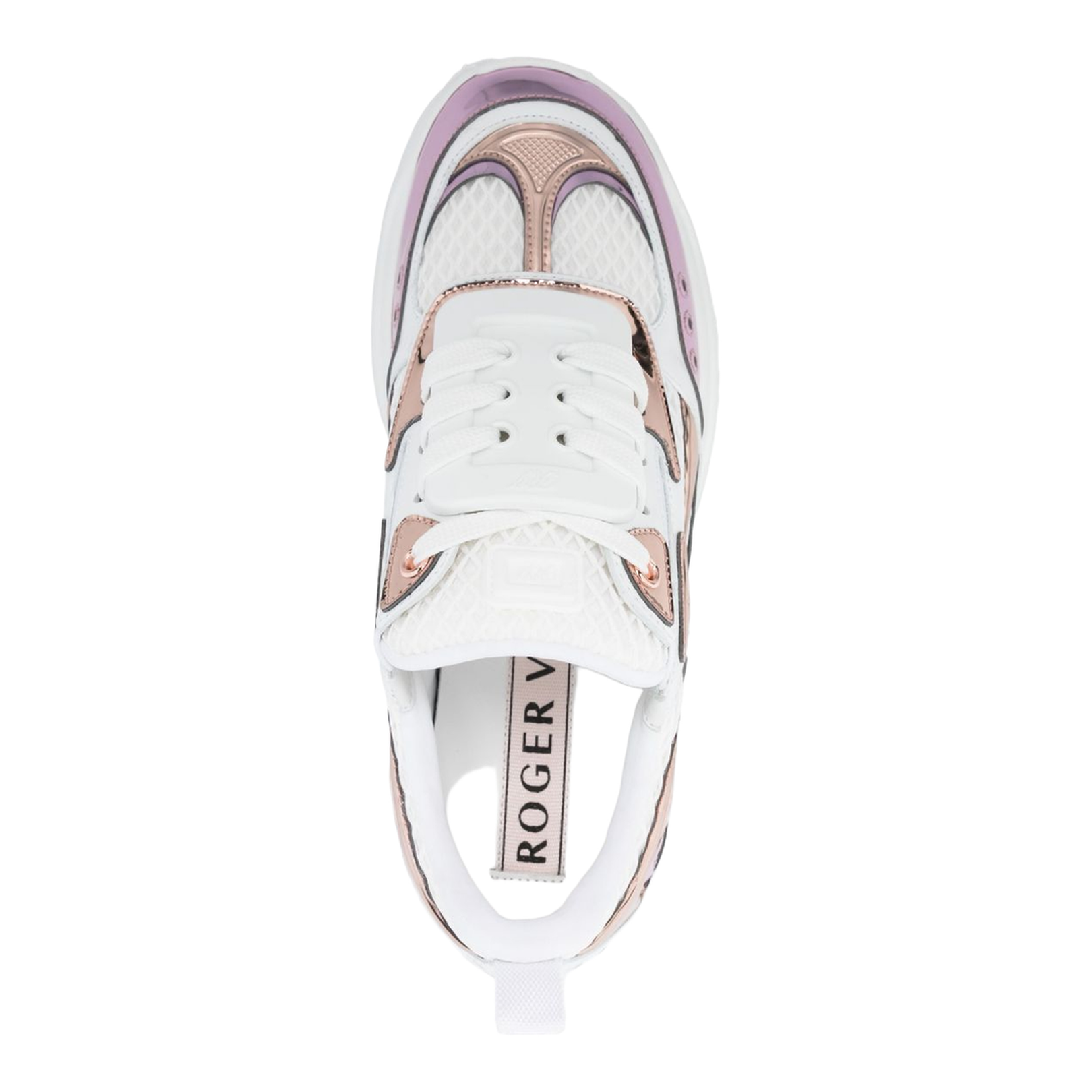 Viv' on the Run Sneakers in Leather and Fabric