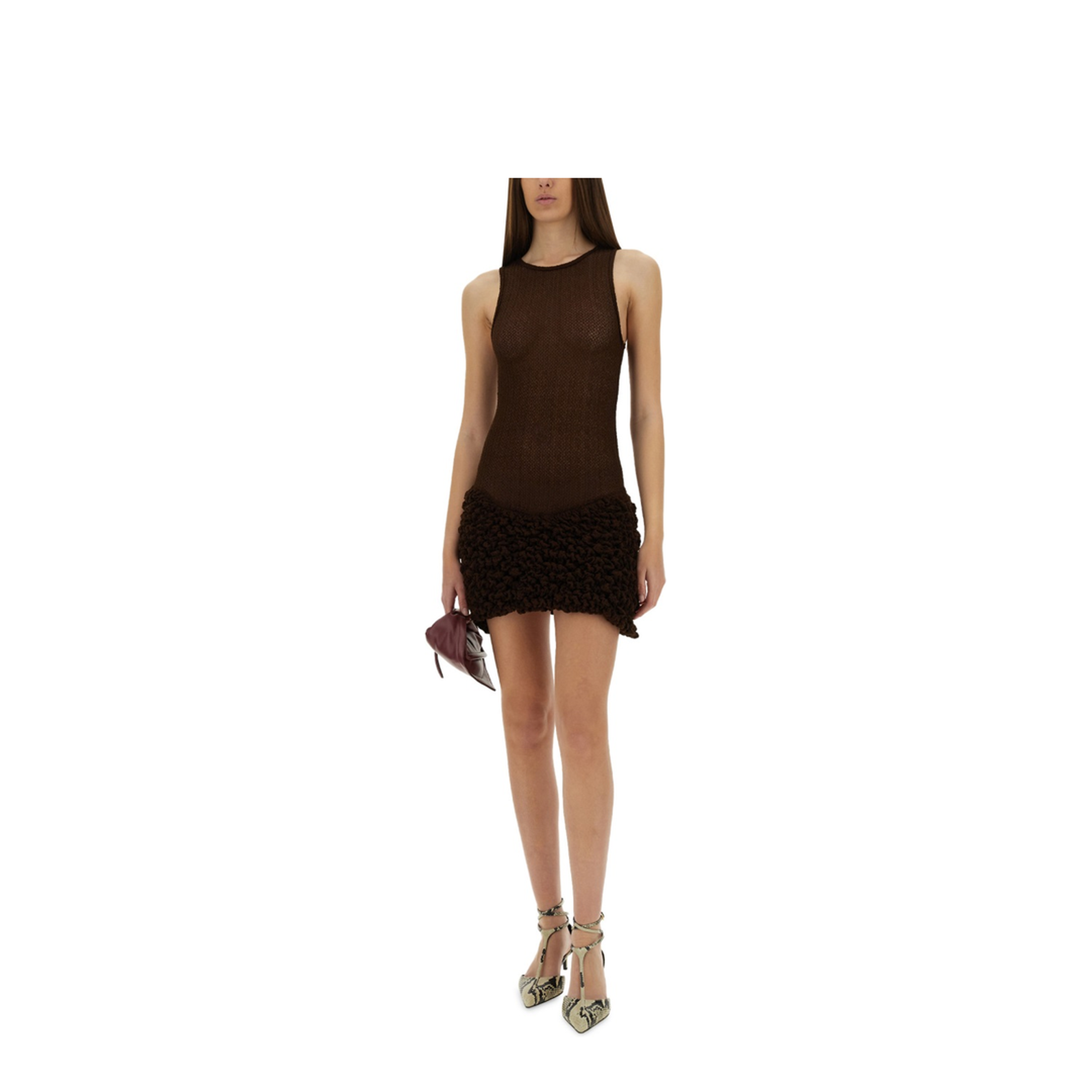 MAYFEYR - SELIA RICHWOOD - Mini Poncik Dress - PONCIKMINIDRESSBROWN