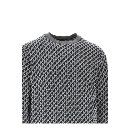 MAYFEYR - Emporio Armani - Wool Crewneck Sweater Navy - EM006360AF27946FB066