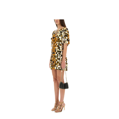 MAYFEYR - RABANNE - Sparkle Discs Mini Dress - 25PIRO061PS0133V190