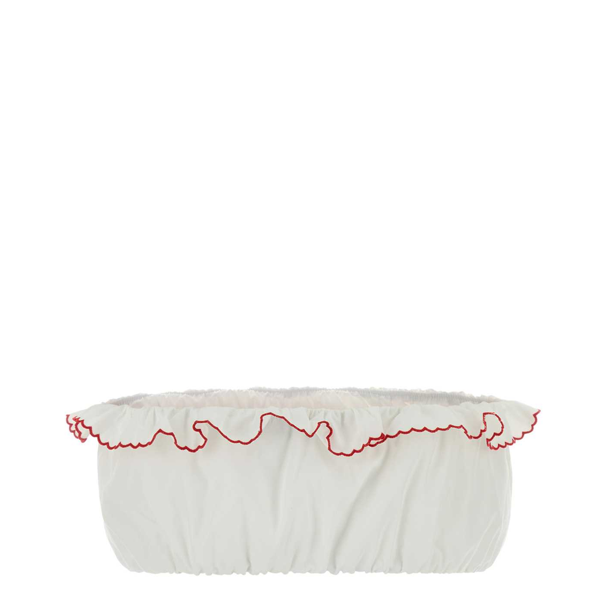 MAYFEYR - Miu Miu - White Poplin Crop Top - TP9164SOOO197FF03DU