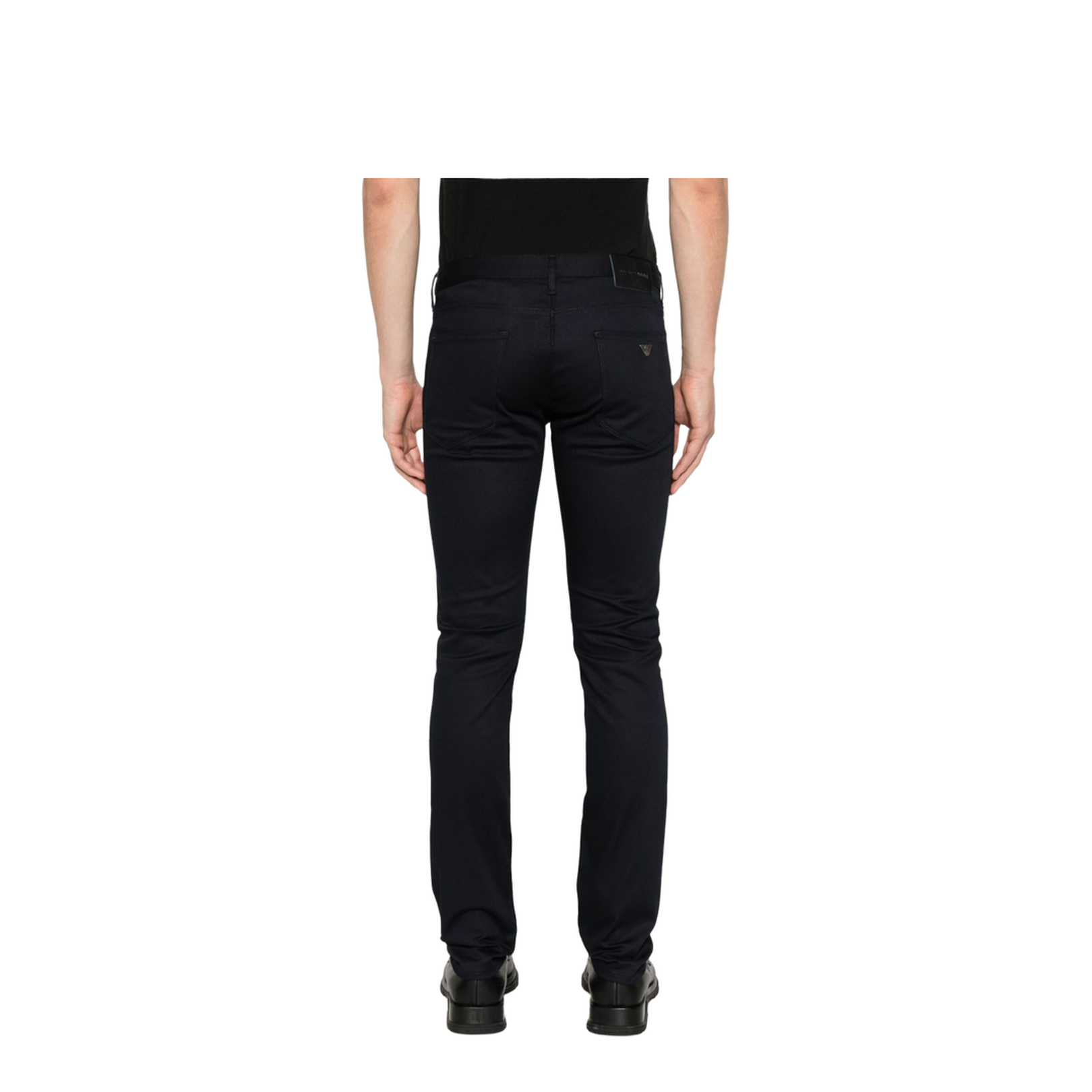 Navy Blue Denim Cotton Jeans