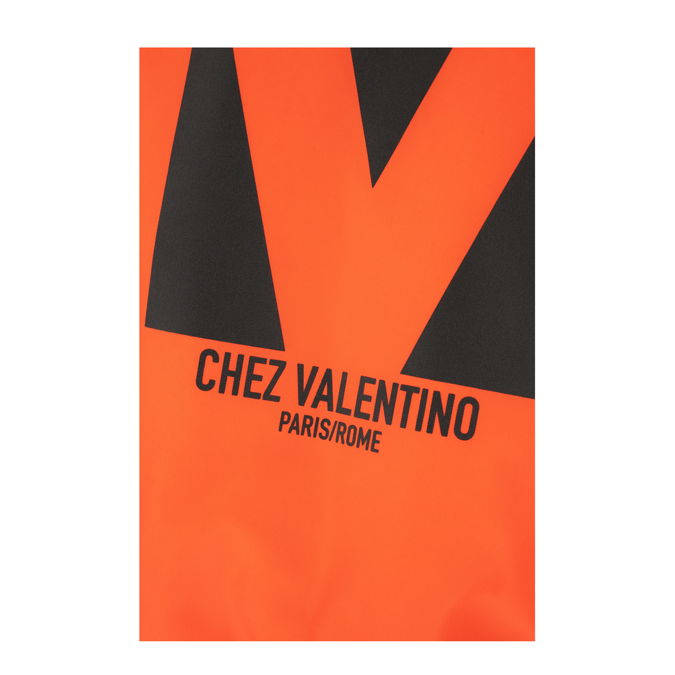 Fluo Orange Nylon Padded Bomber Jacket