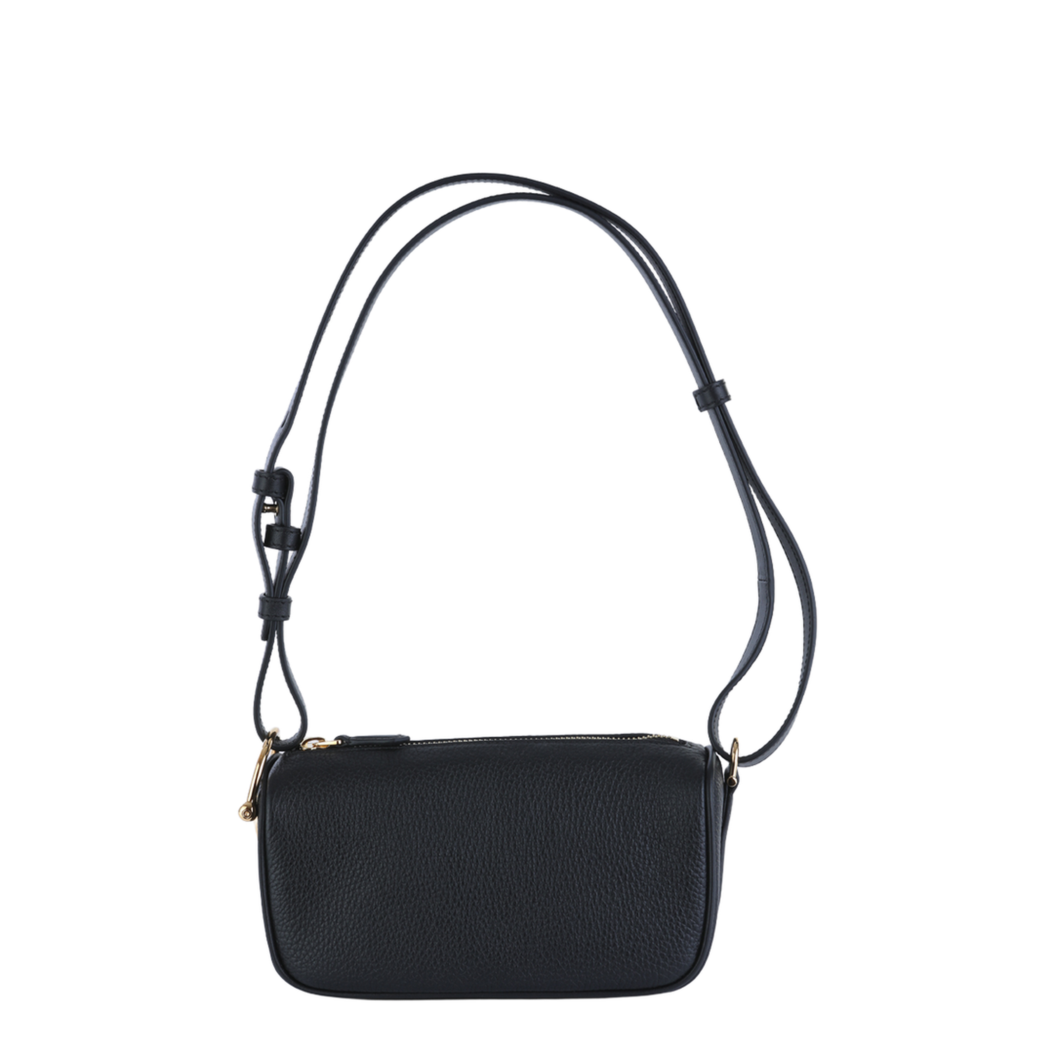 Half Horsebit Mini Bag in Black Leather