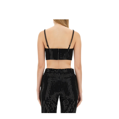 MAYFEYR - MICHAEL BY MICHAEL KORS - Crepe Bustier Top - MH340JZENX001BLACK