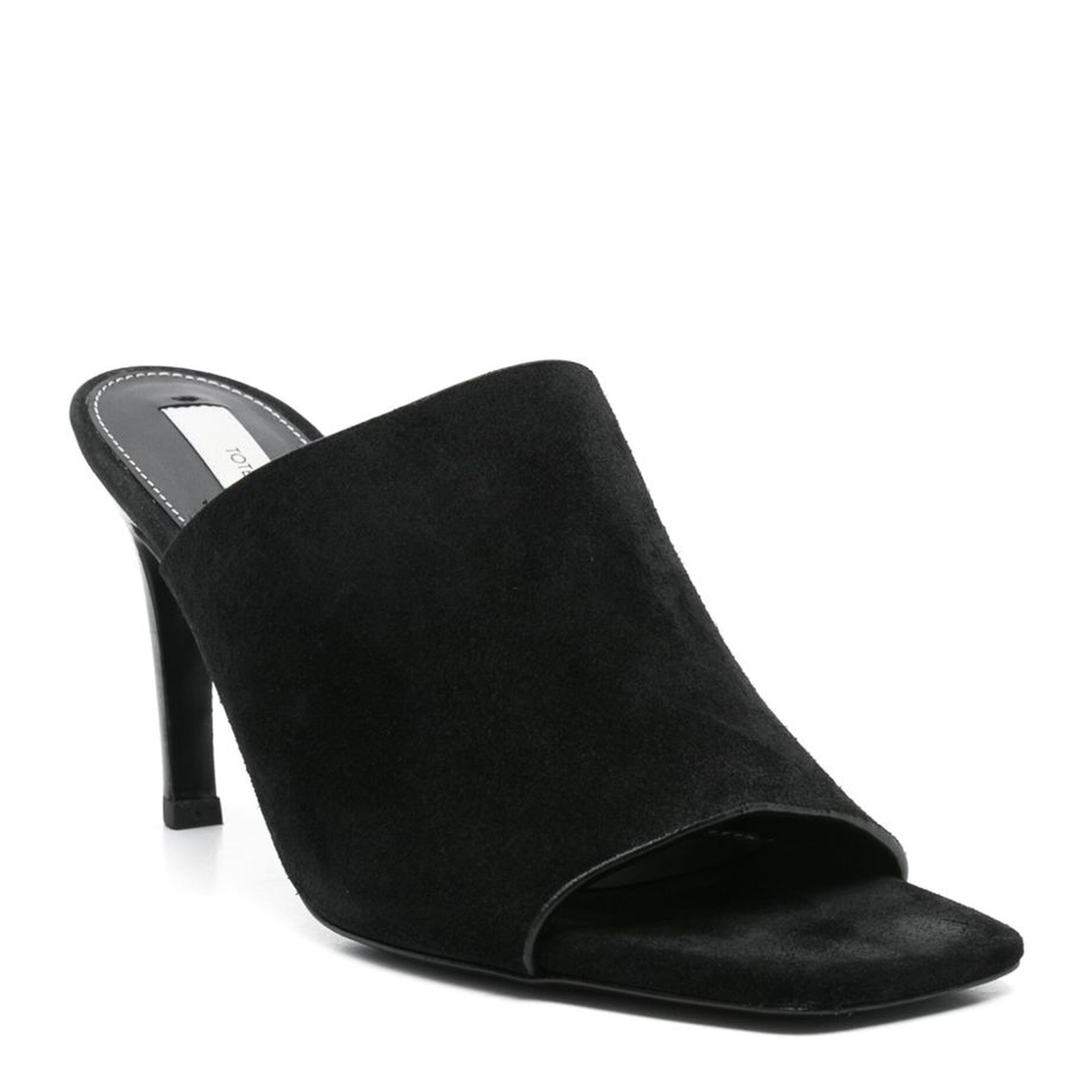 Suede Heeled Mules