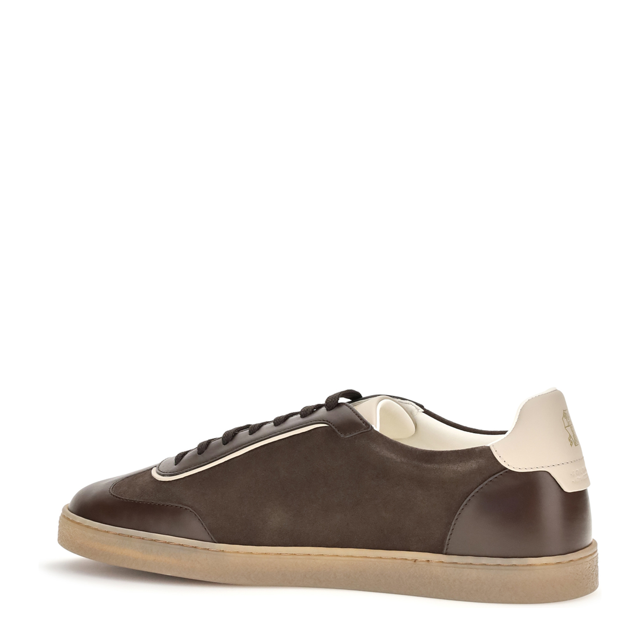 MAYFEYR - Brunello Cucinelli - Leather Sneakers With Suede Details - MZULDGJ336