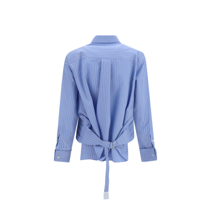 MAYFEYR - Sacai - Cotton Poplin Shirt With Belt - 2608667458