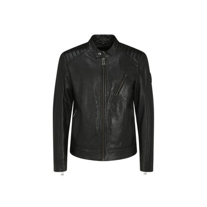 MAYFEYR - BELSTAFF - Lambskin V Racer Jacket - 100038BLACK
