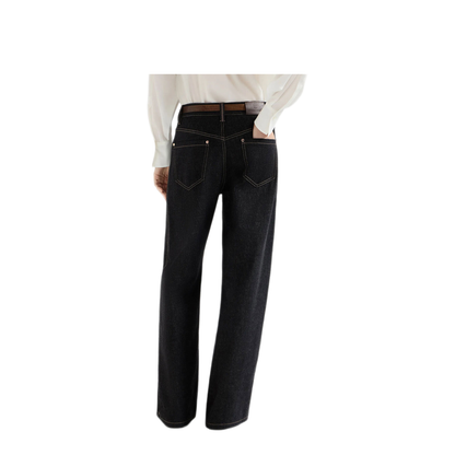 MAYFEYR - Brunello Cucinelli - Loose Barrel Pants In Denim No Fade - ML134P4021C002