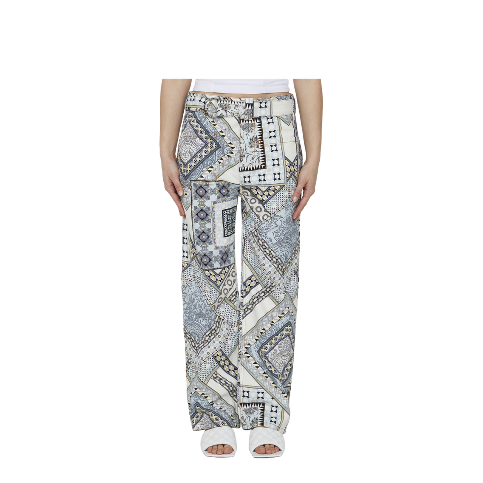 Paisley Print Trousers