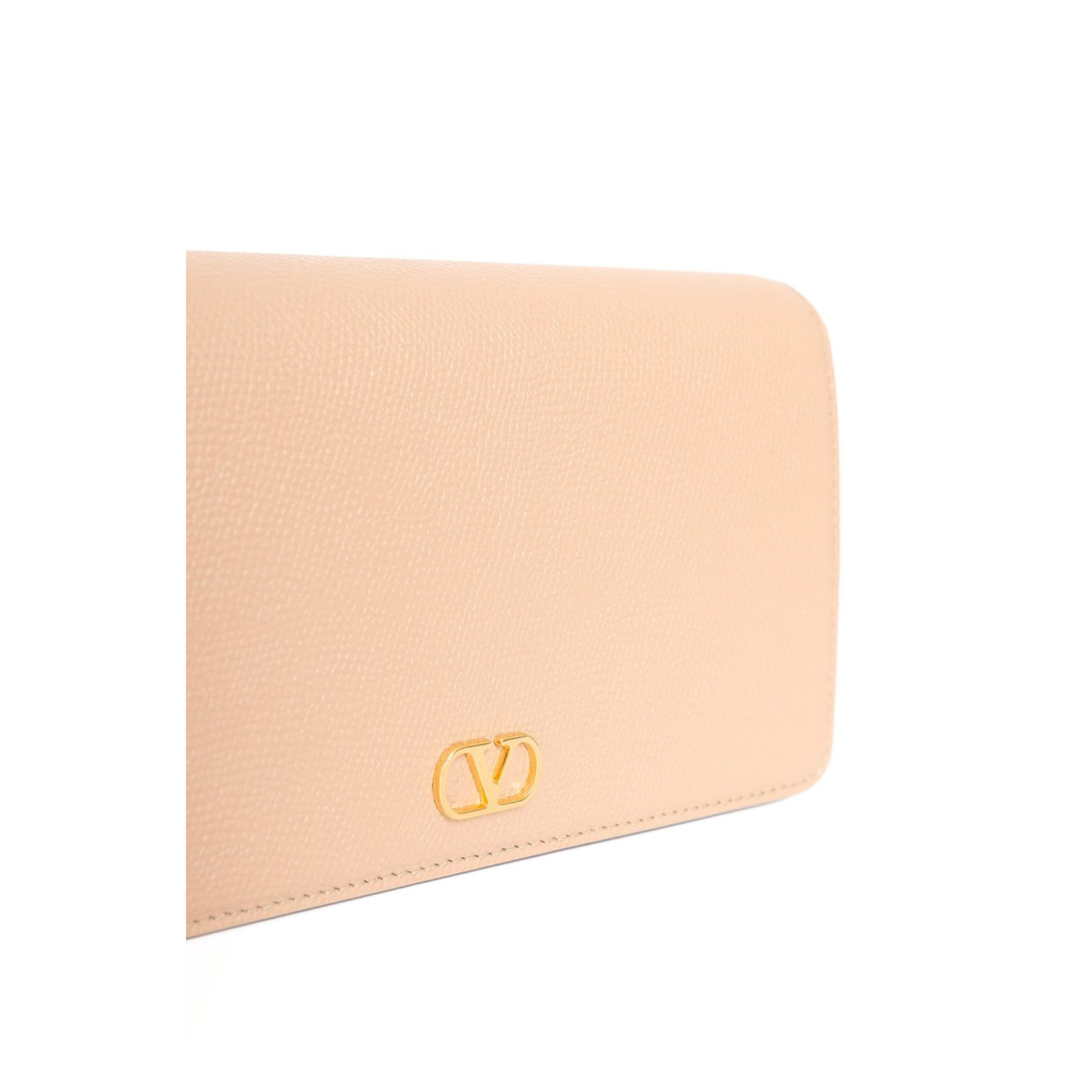 VLogo Signature Mini Leather Clutch
