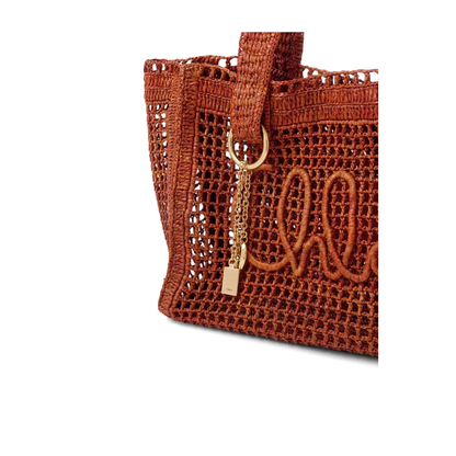 MAYFEYR - Chloè - East-West Summer Banana Raffia Tote Bag - CH26US904P08