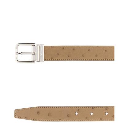 MAYFEYR - Dolce & Gabbana - Camel Leather Reversible Belt - BC4337A8M908H032