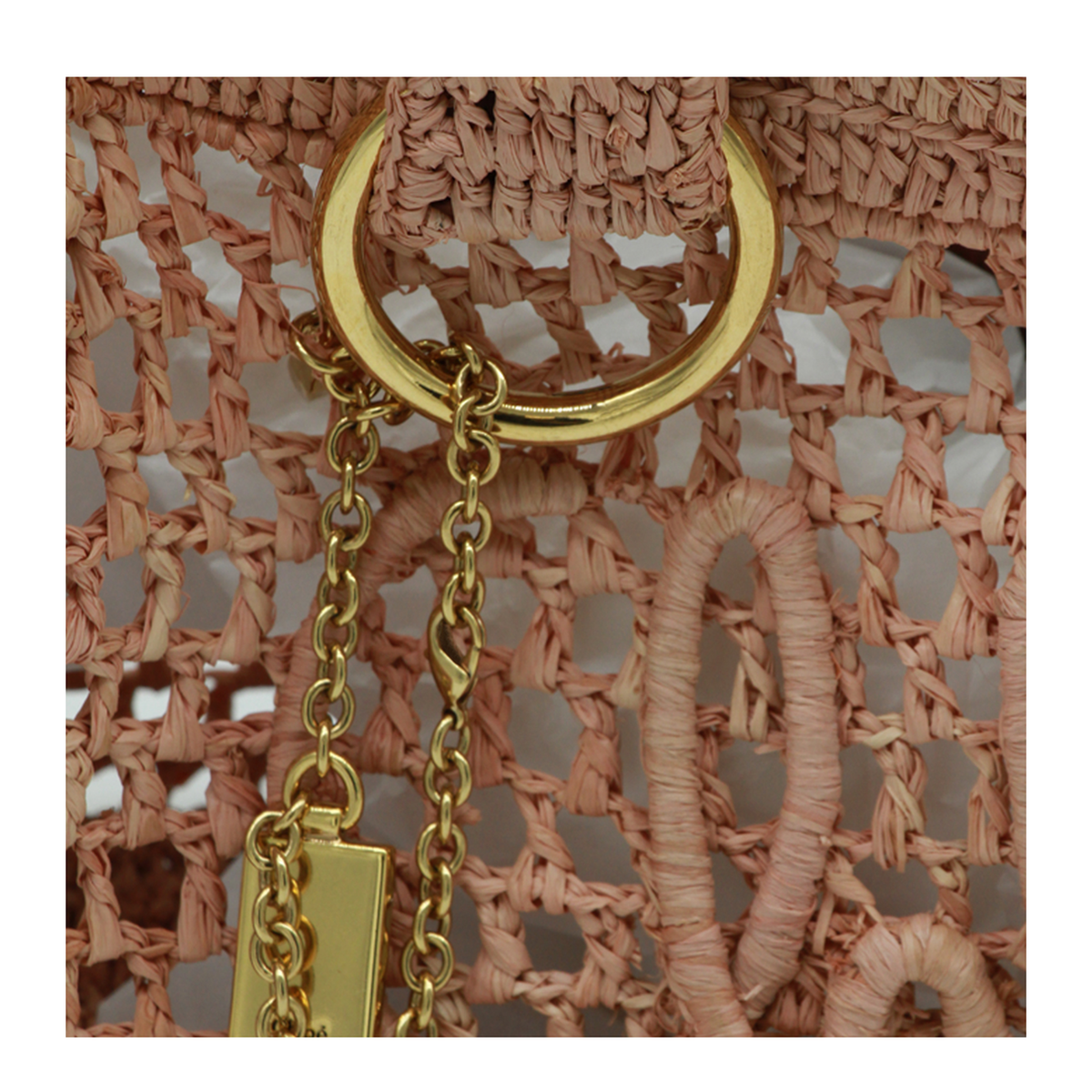 Summer Banana Small Raffia Tote - Summery Beige