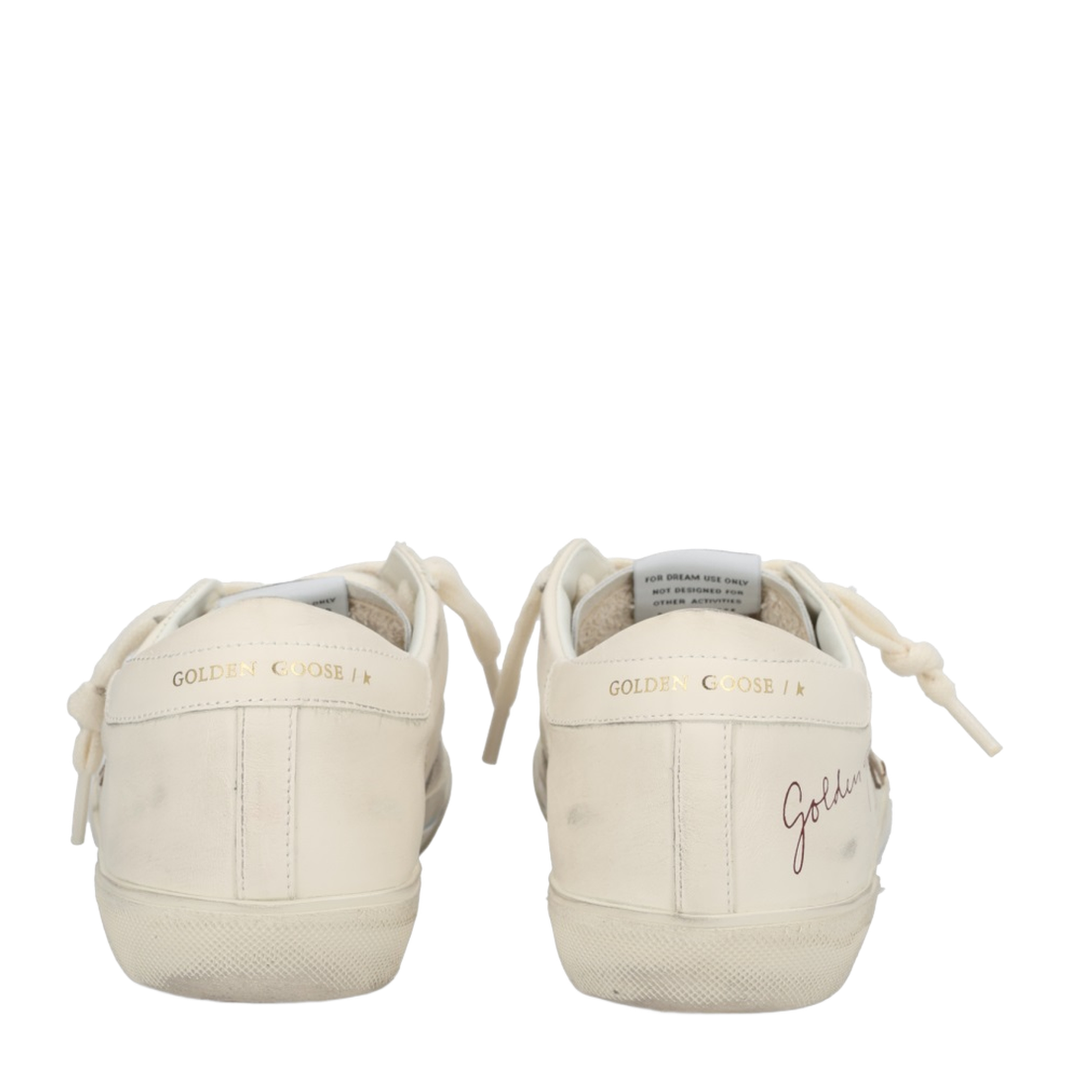 Super-Star Nappa Leather Sneakers with Laminated Leather Star