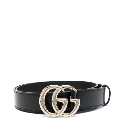 Thin Belt in Black Leather