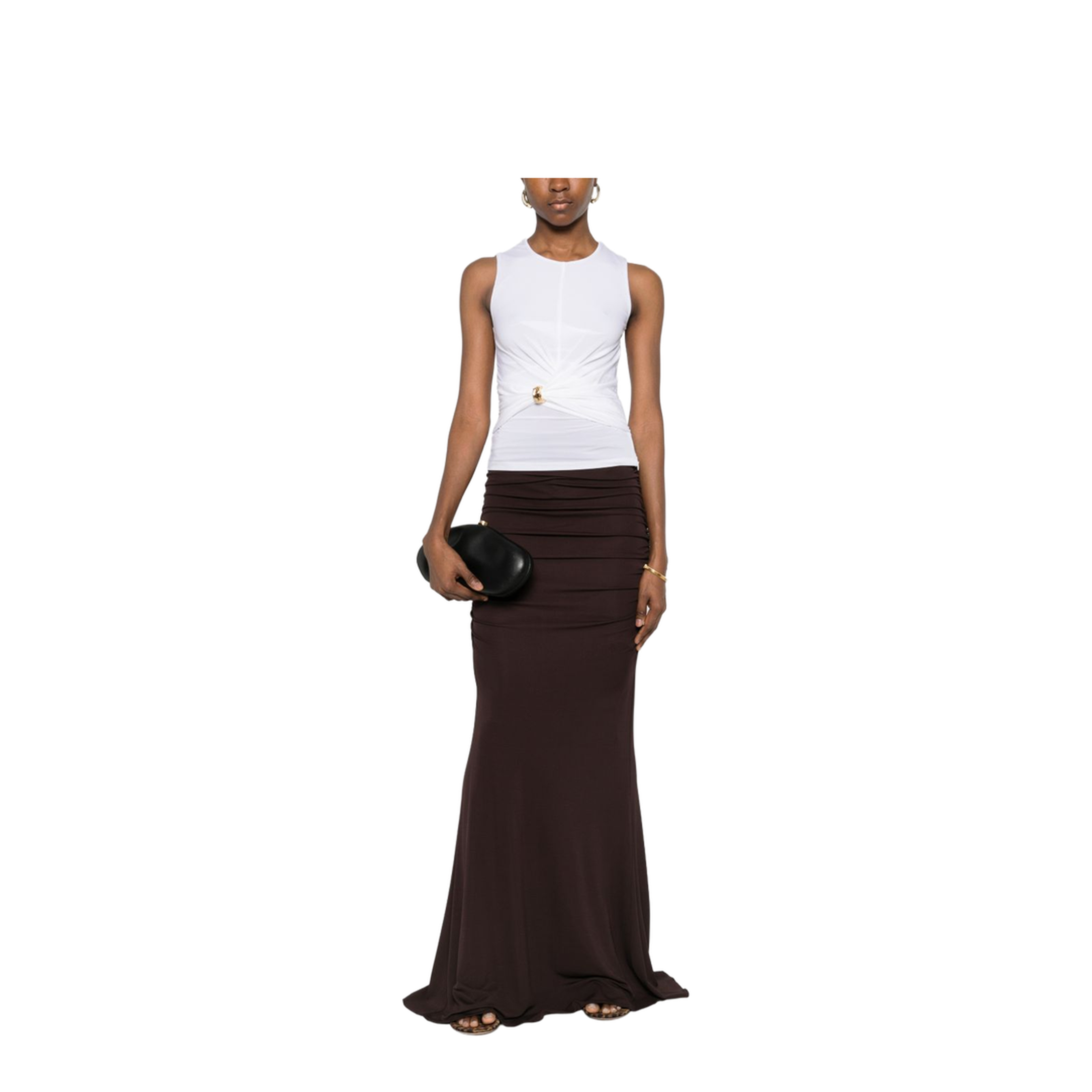 MAYFEYR - Elisabetta Franchi - Top Ivory - TO03761E2360