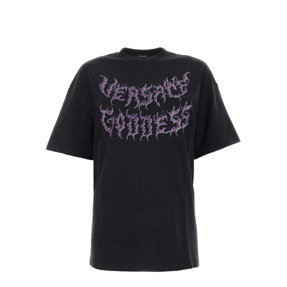 Logo-print Cotton T-shirt In Black