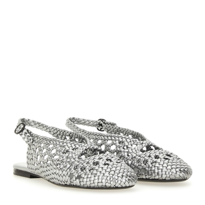 MAYFEYR - Hereu - Slingback Sandal Empuria Metallic - EMPMEWFA250084DARKSILVER
