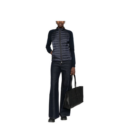 Navy Blue Knit Cardigan