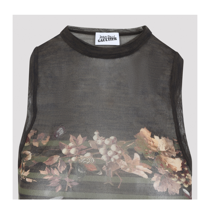 MAYFEYR - Jean Paul Gaultier - Mariniere Grape Top - 2601WTO418M014P