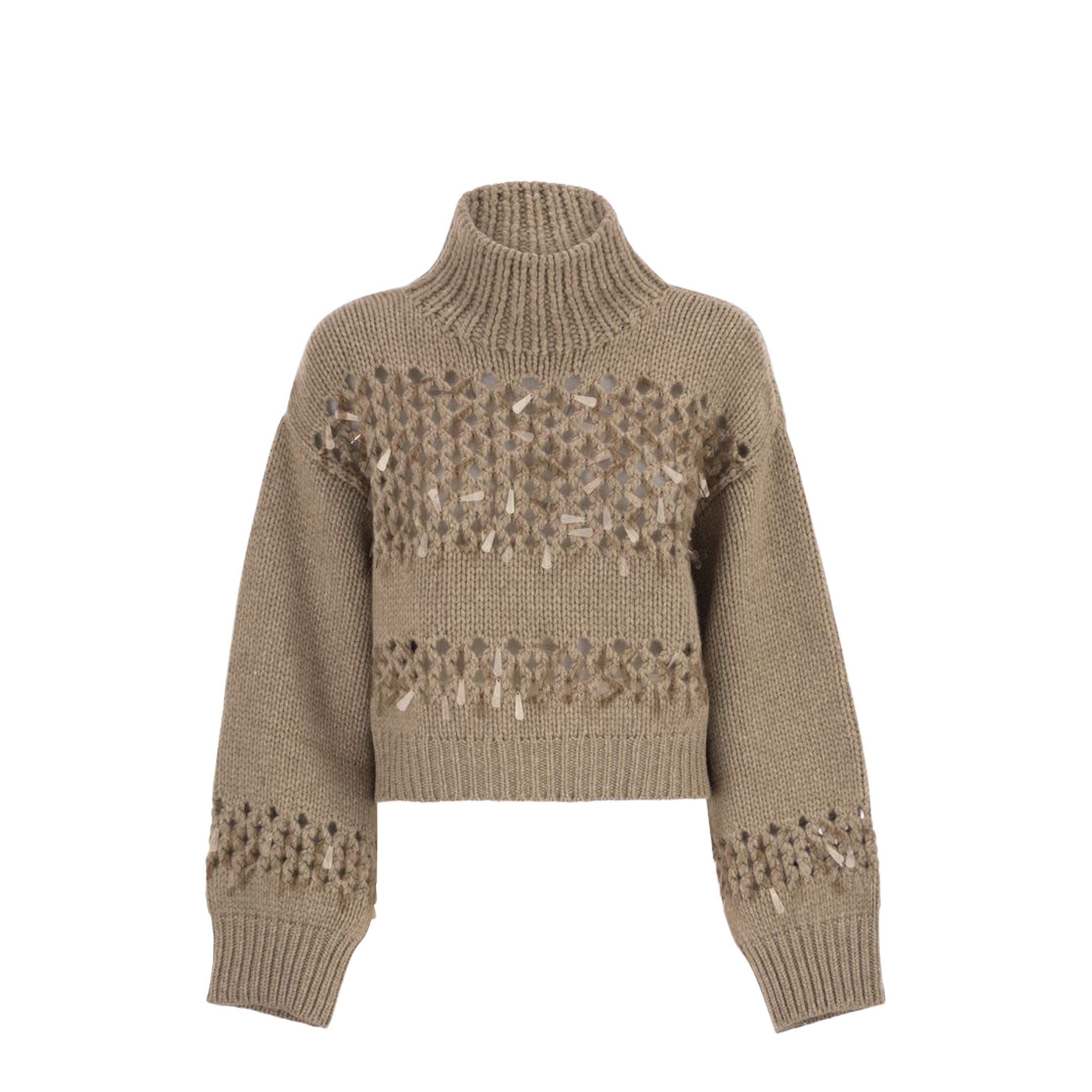 Drop Sequin Sweater