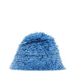 Embellished Raffia Bucket Hat