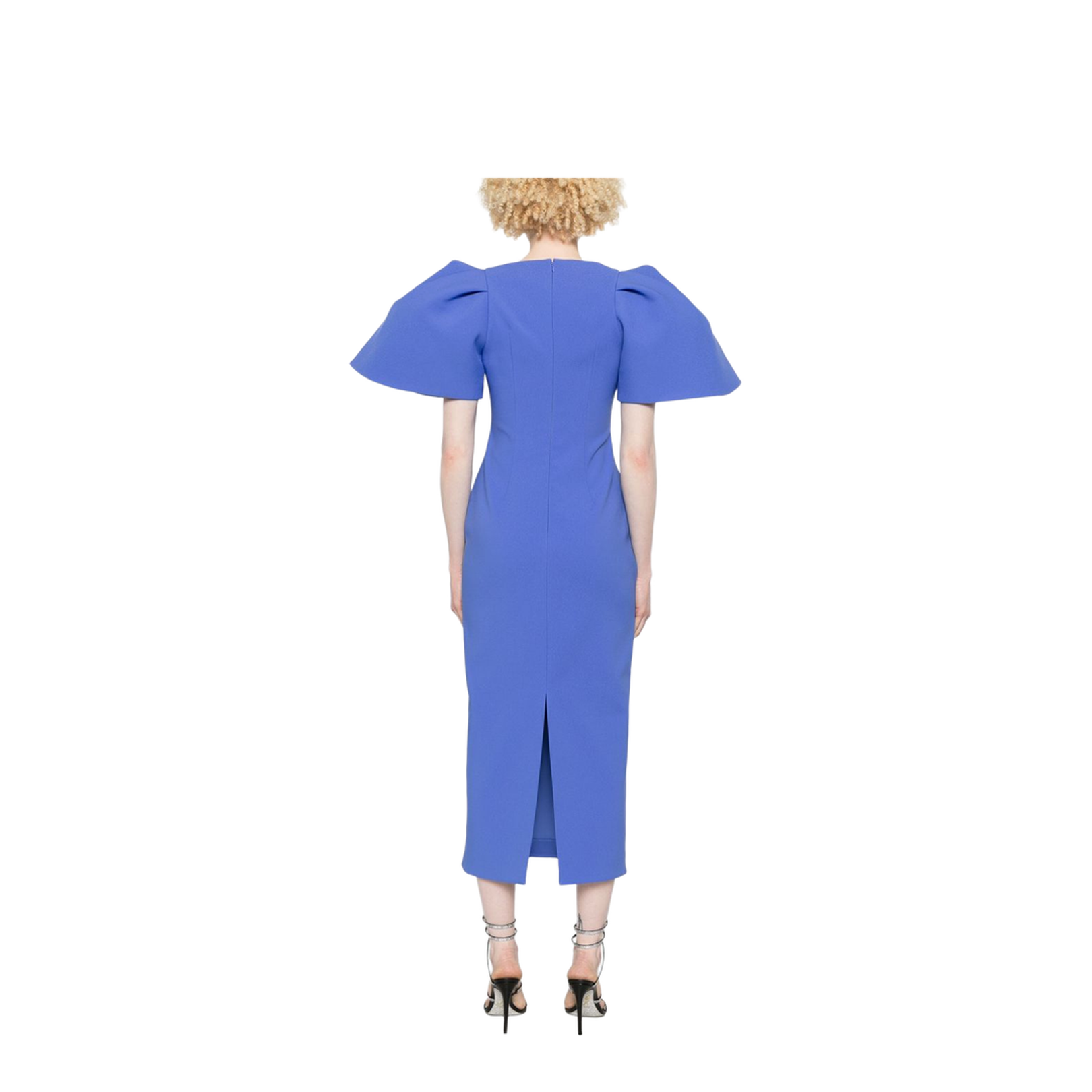 Cornflower Blue Midi Dress