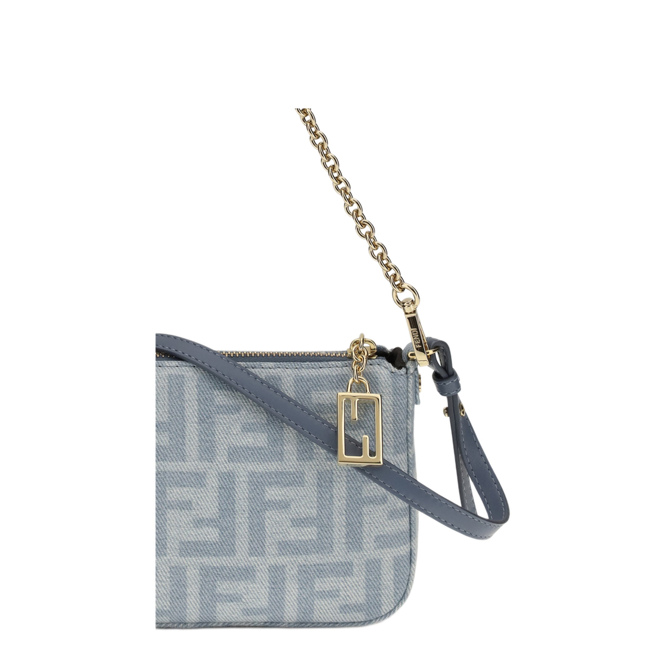 MAYFEYR - Fendi - Denim Baguette Clutch - 8BS073AY6Y