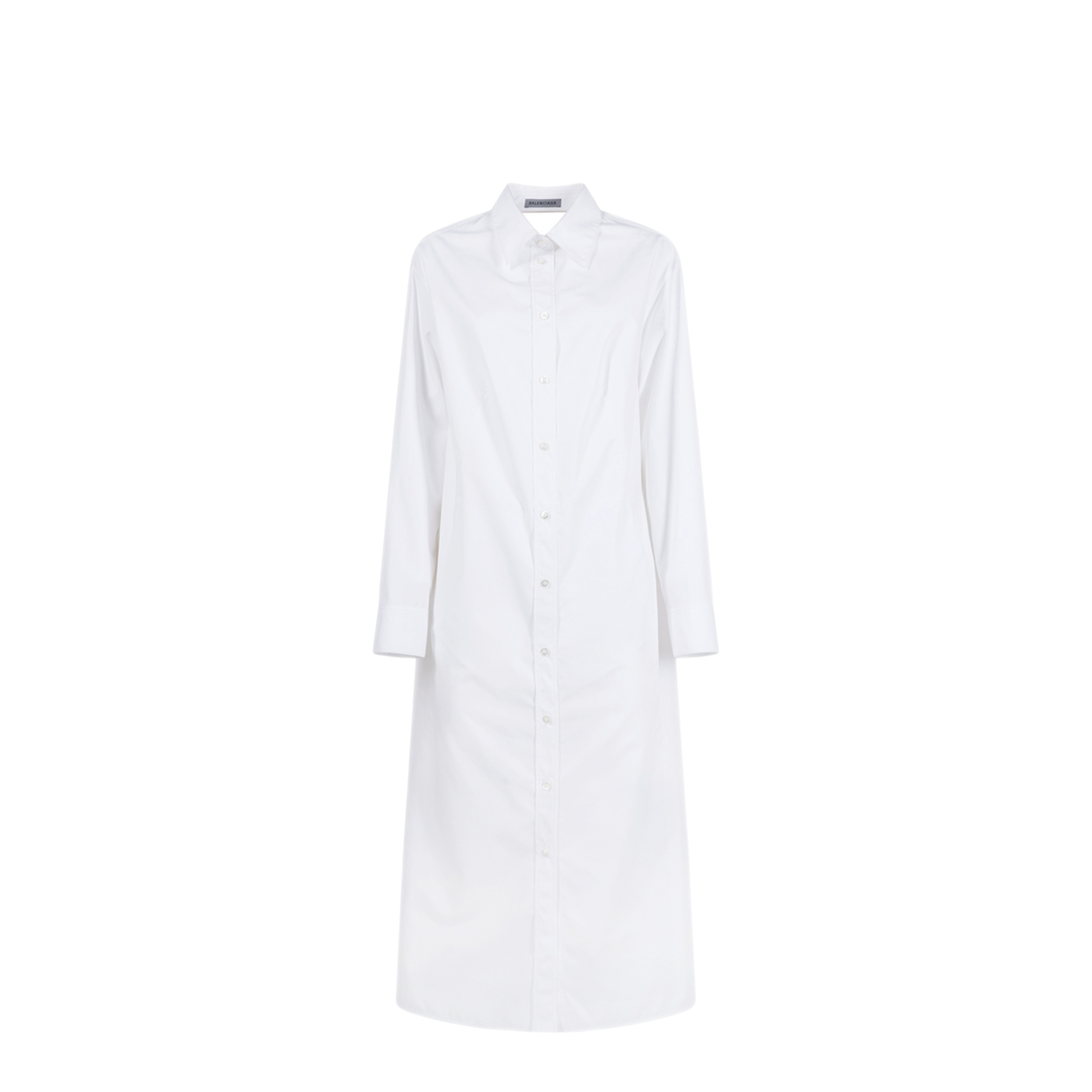 MAYFEYR - Balenciaga - Draped Back Cotton Poplin Dress - 872283TUM209000