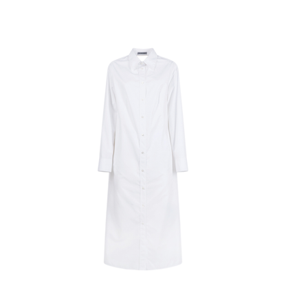 MAYFEYR - Balenciaga - Draped Back Cotton Poplin Dress - 872283TUM209000